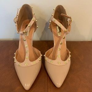 Halogen Studded Blush Heels